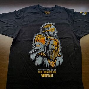 Stone Brewing WOOTSTOUT ale SMALL Men’s Tee BLACK (new old stock, never worn)